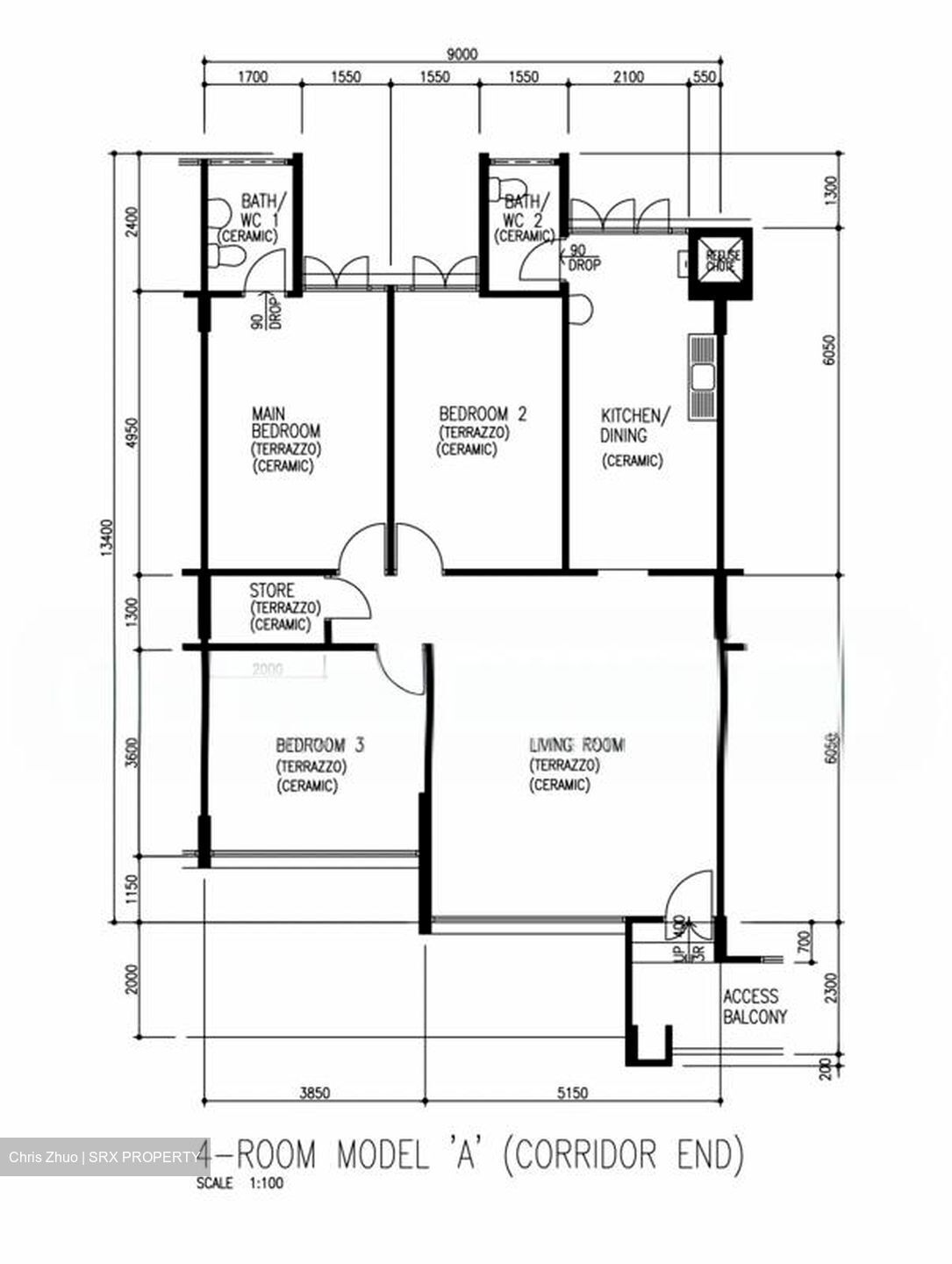 Blk 243 Tampines Street 21 (Tampines), HDB 4 Rooms #576059011